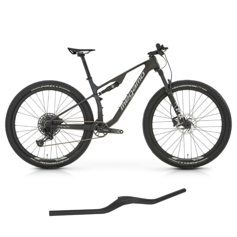 Megamo 29″ Track R100 2024 Manillar Megamo integrado carbono