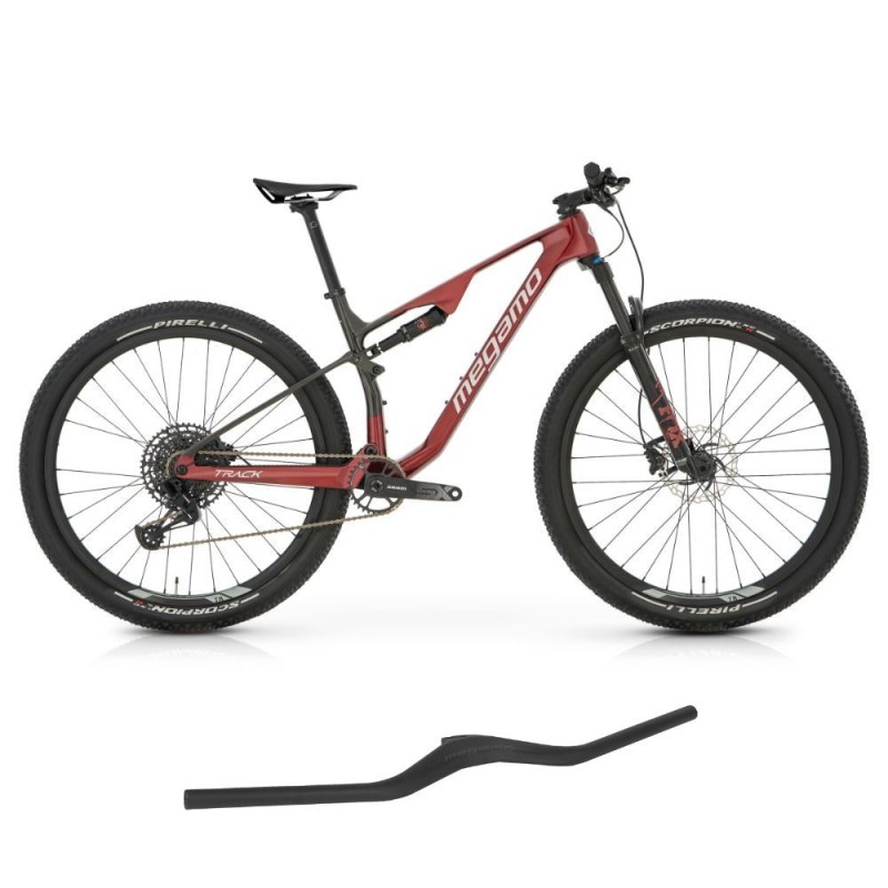 Megamo 29″ Track R100 2024 Manillar Megamo integrado carbono